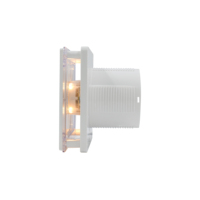 Ventilateur d'extraction silencieux en plastique de 6 pouces pour salle de bain, mural, à roulement à billes, haute puissance, axial, contrôlé par application, pour cuisine, IPX4 90