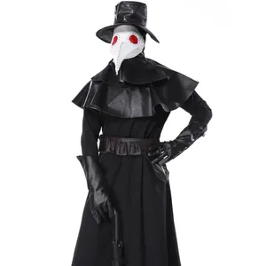 Хэллоуин взрослый средневековый стимпанк Европейско-американский костюм Доктора чумы с длинным клювом ворона