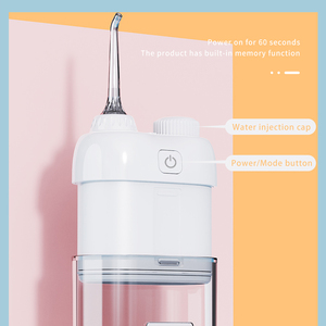 Nuovo impermeabile per la casa portatile Mini Doucher orale Wireless ricaricabile per la pulizia dei denti in plastica - Product Image 2