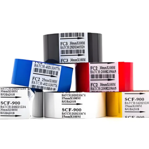 Ruban <span class=keywords><strong>de</strong></span> codage <span class=keywords><strong>de</strong></span> date couleur, ruban <span class=keywords><strong>de</strong></span> codage thermique HP en résine multicolore pour imprimantes d'étiquettes, outil universel <span class=keywords><strong>de</strong></span> marquage <span class=keywords><strong>de</strong></span> date - Product Image 1