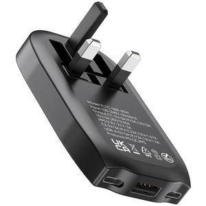 Productos de Tendencia 2025, Cargadores y Adaptadores de Viaje Ultrafinos de Carga Rápida, <span class=keywords><strong>Cargador</strong></span> de Pared Plegable de 65W con Enchufes UK para Teléfono Móvil - Product Image 2