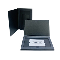 Boîte d'emballage de porte-carte cadeau personnalisée de haute qualité boîte de présentation de carte pour carte de visite