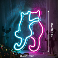 Enseigne néon acrylique LED lumineuse pour salle VIP, décoration murale pour bureau, bar, club, hôtel, intérieur de luxe, festival, fête