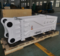 Martillo Hidráulico Silencioso Tipo Caja Completamente Cerrada, Martillo Hidráulico para Excavadora de 1.2t-55t