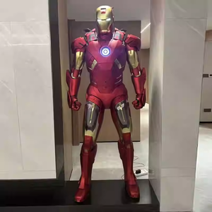 Ornements <span class=keywords><strong>Iron</strong></span> <span class=keywords><strong>Man</strong></span>, grande sculpture au sol, décorations lumineuses <span class=keywords><strong>Marvel</strong></span> <span class=keywords><strong>Comics</strong></span>, modèle 1:1, décorations pour salon, centre commercial - Product Image 1