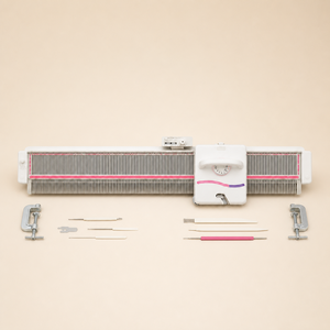 Machine à tricoter manuelle à lit plat 3.9G LK150, 6.5mm, 150 aiguilles, pour projets de tricot et échantillons en studio à domicile - Vente en gros - Product Image 4