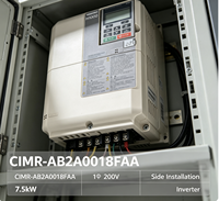 Variateur de fréquence vectoriel CIMR-AB2A 3,7 kW 17,5 A triphasé 220 V IP20 pour moteur AC, certifié CE