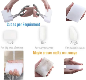 Bloques de Esponja de Espuma Blanca Cuadrada Súper Absorbentes de 1-1.9 Pulgadas para Limpieza de Vidrios - Product Image 2