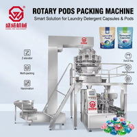 Machine d'emballage rotative pour capsules de lessive Shengwei, sachets préformés à fermeture éclair, café en grains, viande séchée, remplisseuse et scelleuse