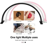 Lampe de table LED demi-lune pour manucure, personnalisable avec logo, vente en gros d'usine, nouveauté pour salon de beauté