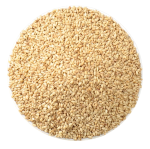 Fragranti e croccanti semi di sesamo bianco tostati pronti per il consumo domestico commerciale per la cottura di condimento saltato in padella affumicato - Product Image 4