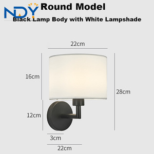 Chất lượng cao LED Tường ánh sáng hình chữ nhật và vòng sắt lồng đèn lồng Tường Đèn nội thất với bóng đèn LED - Product Image 5