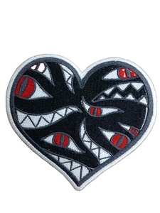 Logo brodé personnalisé, thermocollant, auto-adhésif, sans nickel, en feutre non tissé, forme personnalisée, <span class=keywords><strong>pour</strong></span> vêtements, sacs, casquettes, découpe à chaud - Product Image 6