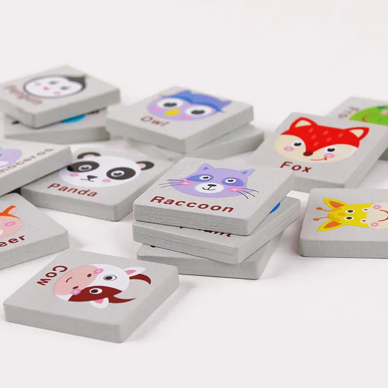 Mainan Edukasi Anak-anak, Blok Kayu 3D Permainan Yang Cocok untuk Anak-anak