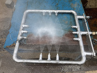 Machine de décapage par hydrojet 400 L/min pour l'élimination de la calamine et des oxydes des billettes de laminage à chaud des aciéries – Système de détartrage à jet d'eau haute pression