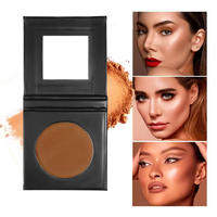Palette de maquillage compacte waterproof à couvrance totale avec logo personnalisé et marque privée, poudre bronzante