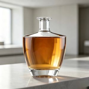 Botella de vidrio vacía de 750 ml con material blanco de alta calidad, adecuada para whisky, <span class=keywords><strong>vodka</strong></span> y bayas de junipa. Se puede personalizar con un logotipo - Product Image 5