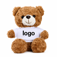 Ours en peluche personnalisé avec logo, sweat-shirt en coton PP doux, jouet en peluche, cadeau d'anniversaire promotionnel unisexe