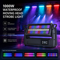 Luz Estroboscópica LED RGBW de 1000W, Resistente al Agua IP65, con Efectos de Matriz DMX512 para Conciertos, Escenarios, Clubes y Parques Temáticos