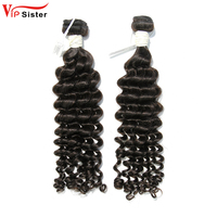 Offre Spéciale Guangzhou : Tissage de Cheveux Indiens Bruts Ondulés Profonds, Qualité Princesse, Cuticules Intactes, Teintables