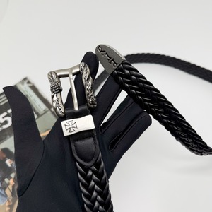 ERD malinconico ricco di seconda generazione <span class=keywords><strong>Punk</strong></span> <span class=keywords><strong>Rock</strong></span> fatto a mano tessuto in pelle di alta qualità cintura stretta stile per gli uomini donne in Stock - Product Image 1