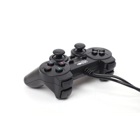Manette de jeu à vente chaude pour PC, ordinateur de bureau, ordinateur portable avec moteur de vibration, chaque joystick est un télécommande de jeu