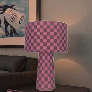 Hiện Đại LED Tím Kiểm Tra Mô Hình Vải Bảng Đèn Trống Bóng Râm E14 Bóng Đèn Cơ Sở Điện Cung Cấp Cho Phòng Đọc Sách Sử Dụng Nhà - Product Image 5