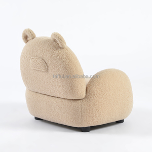 Fauteuil à bascule moderne en tissu Teddy pour enfants, idéal pour le salon et la détente, vente en gros - Product Image 3