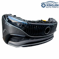 Componentes delanteros originales de segunda mano de fábrica para Mercedes Benz EQA EQB X243, parachoques completo con parrilla, ventilador del radiador y faros.