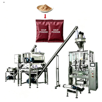 Machine automatique de remplissage et de conditionnement de poudre pour le blanchiment des cheveux, le pesage, le conditionnement en tube, le conditionnement en sachet de matcha et le conditionnement de poudre d'assaisonnement pour nouilles instantanées