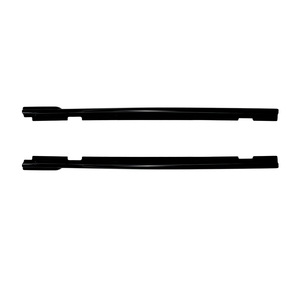 Amp-Z Side Skirt F55 Mini Cooper 2014-2024 Piano Black Carbon Fiber Texture Matte Finish Tuning Style - Product Image 5