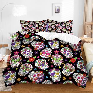 Mới Đến Tùy Chỉnh 3Pcs Ghostface Ma Scream Halloween Bộ Đồ Giường Thiết Lập + 2 Gối Trường Hợp Bộ Đồ Giường Bộ Chăn Bìa Chăn Bộ - Product Image 5