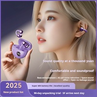 Écouteurs sans fil portables BT 5.3, son Hi-Fi, autonomie de batterie super longue, réduction du bruit, écouteurs à clipser