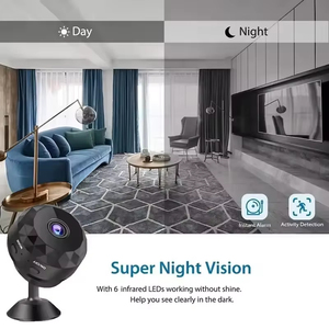 Nieuwe draagbare binnen-batterij mini camera WiFi HD 1080P beveiligingscamera met bewegingsdetectie