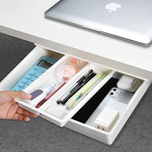 Stocked Modern <strong>Plastic</strong> Rectangle Cabinet <strong>Drawer</strong> <strong>Tools</strong> Container, Under Desk Organizer <strong>Plastics</strong> Storage <strong>Boxes</strong>