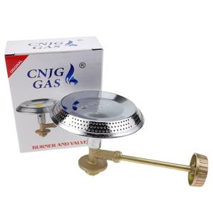 Kunray — brûleur à gaz Portable, de Camping, avec Valve en laiton, fonte + brûleur simple, plaque de cuisson Portable, 85mm,105mm, CNJG - Product Image 1