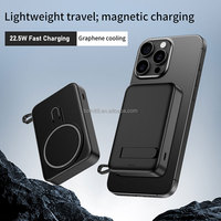 Nouvelle Station de Charge Super Rapide 22,5W 2026, Batterie Externe Magnétique 10000mAh avec Support pour Téléphone Portable iPhone