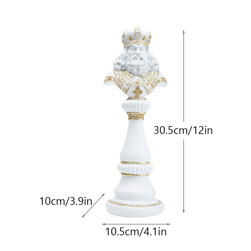 Figure échecs-roi blanc