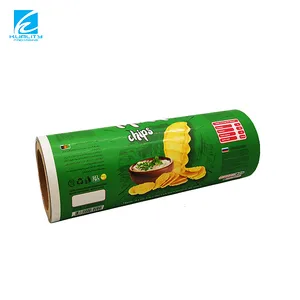 Oem & Odm Food Grade Custom Logo Gelamineerd Plastic Chips Papier Verpakking Rolfolie