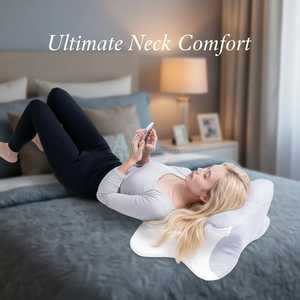Kussen van traagschuim, orthopedisch, met op maat gemaakt logo, hoogwaardig, ademend, therapeutisch, premium, comfortabel, origineel, voor diepe slaap. - Product Image 3