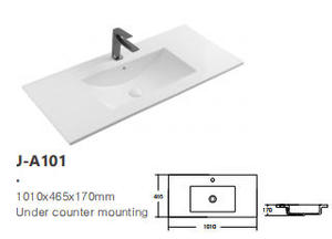 CE sottile lavabo in ceramica stile tradizionale di grandi dimensioni armadio bianco incorporato da <span class=keywords><strong>bagno</strong></span> sotto il <span class=keywords><strong>lavandino</strong></span> - Product Image 2