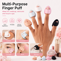 Esponja de Maquillaje Personalizada de Fábrica, Mini Esponja en Forma de Lágrima, Suave y Adhesiva, para Uso en Seco/Húmedo, para Corrector y Fijación