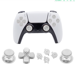 Manettes analogiques métalliques <span class=keywords><strong>D</strong></span> <span class=keywords><strong>Pad</strong></span> + Sticks + Boutons à balles pour <span class=keywords><strong>PS5</strong></span> pour la manette de jeu Play Station 5 Ensemble de boutons - Product Image 3