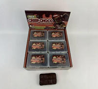 Jouet à presser à peau croustillante, Patte de chat croustillante, Donut au chocolat croustillant, Jouets squishy, Nouveauté, Jouet amusant anti-stress, Jouet à presser pour déstresser