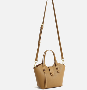 Wholesale New Soft <b>Top</b> Grain Cowhide Ladies Handbag Design Simple Fashion Custom logo Genuine Leather Women's Tote Bag - Product Image 6