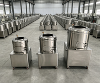 Machine à éplucher les pommes de terre rotative Falcon de petite taille, directement de l'usine, avec moteur, en acier inoxydable, 220V, pour les entreprises de restauration