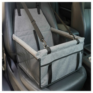 Durable <strong>Pet</strong> Car <strong>Booster</strong> Seat Dog Front Protector Car Seat with Zipper Storage Pocket Suitable for Small Medium <strong>Pets</strong> up to 20 Lbs - Product Image 3