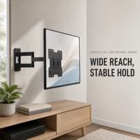 Supports muraux pour téléviseurs LCD LED DMP LCD2703 VESA200x200 inclinables et pivotants pour téléviseurs de 13 à 37 pouces en acier allié
