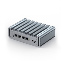 Contrôle industriel petit hôte N100 ordinateur 2.5G quatre Ports réseau routage doux 4 cœurs HTPC Internet choses pare-feu nouveau