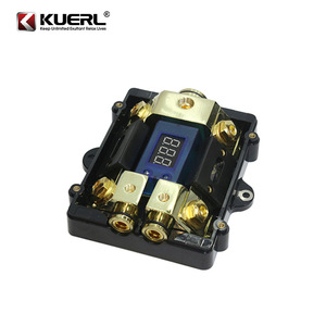 กล่องฟิวส์เครื่องเสียงรถยนต์ KUERL แบบ 2 ขั้ว พร้อมหน้าจอดิจิตอล ตัวเรือนโลหะผสมสังกะสี ติดตั้งบนแผง - Product Image 1